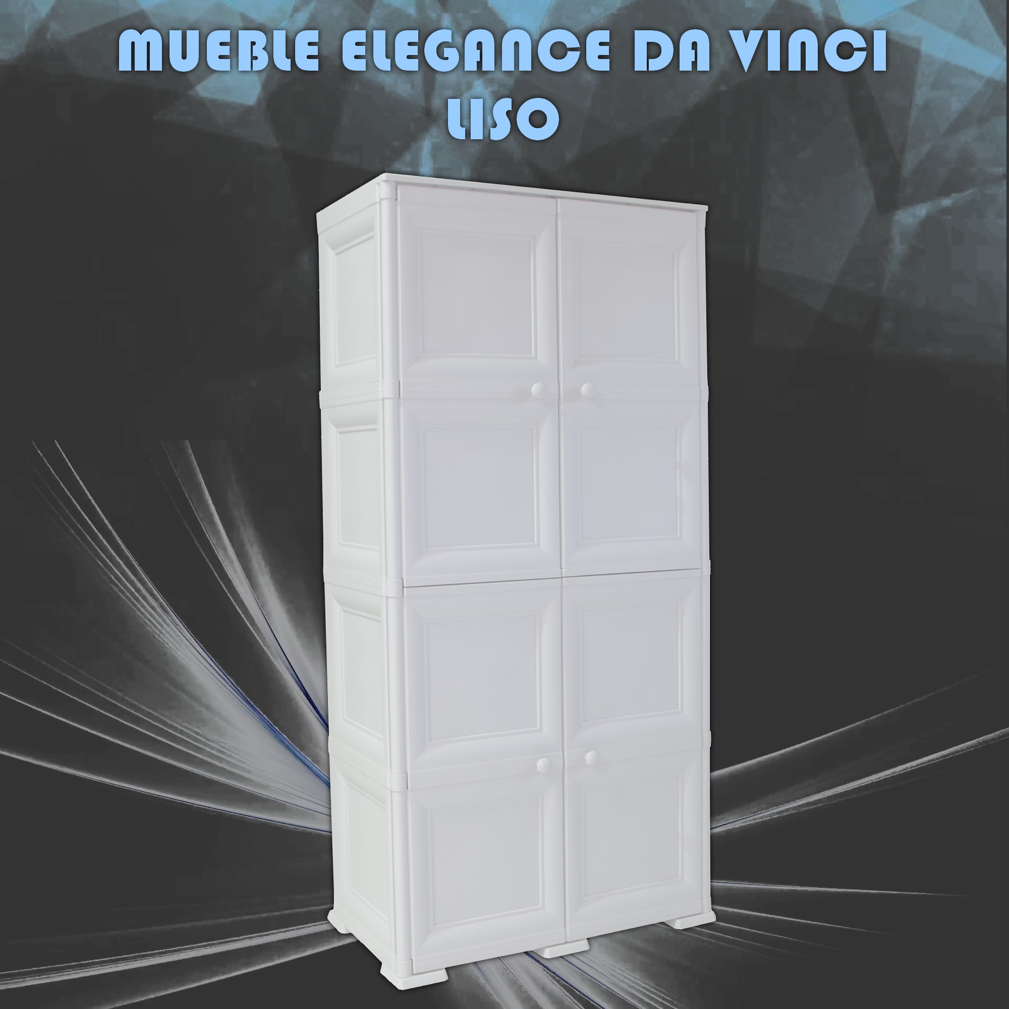 Mueble Elegance Liso Da Vinci Blanco perla - Rimoplásticas