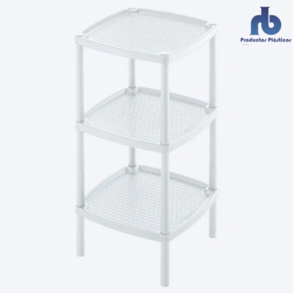 Mesa Multiusos Cuadrada de 3 Niveles