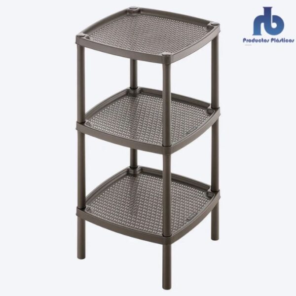 Mesa Multiusos Cuadrada de 3 Niveles